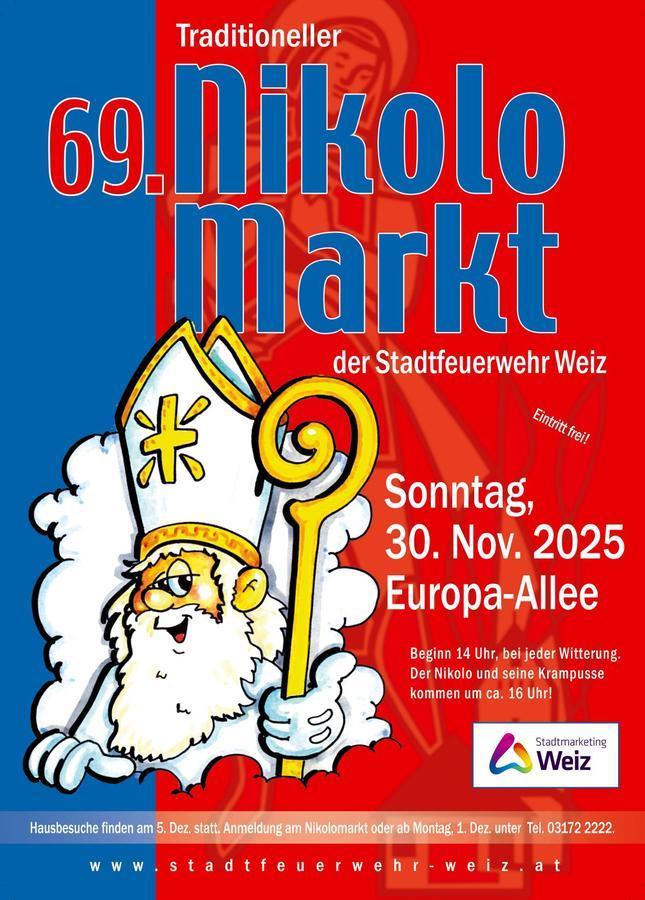 69. Nikolomarkt der Feuerwehr Weiz