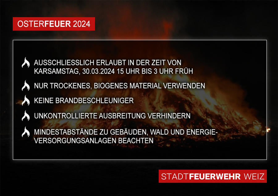 Osterfeuer-Info